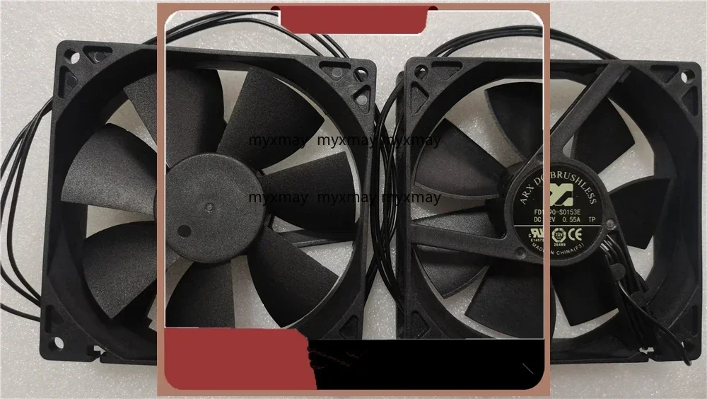 Server Fan for ARX FD1290-DP184E 4pin FD1290-S0153E 3pin 90x90x25mm 9cm 12V 0.55A