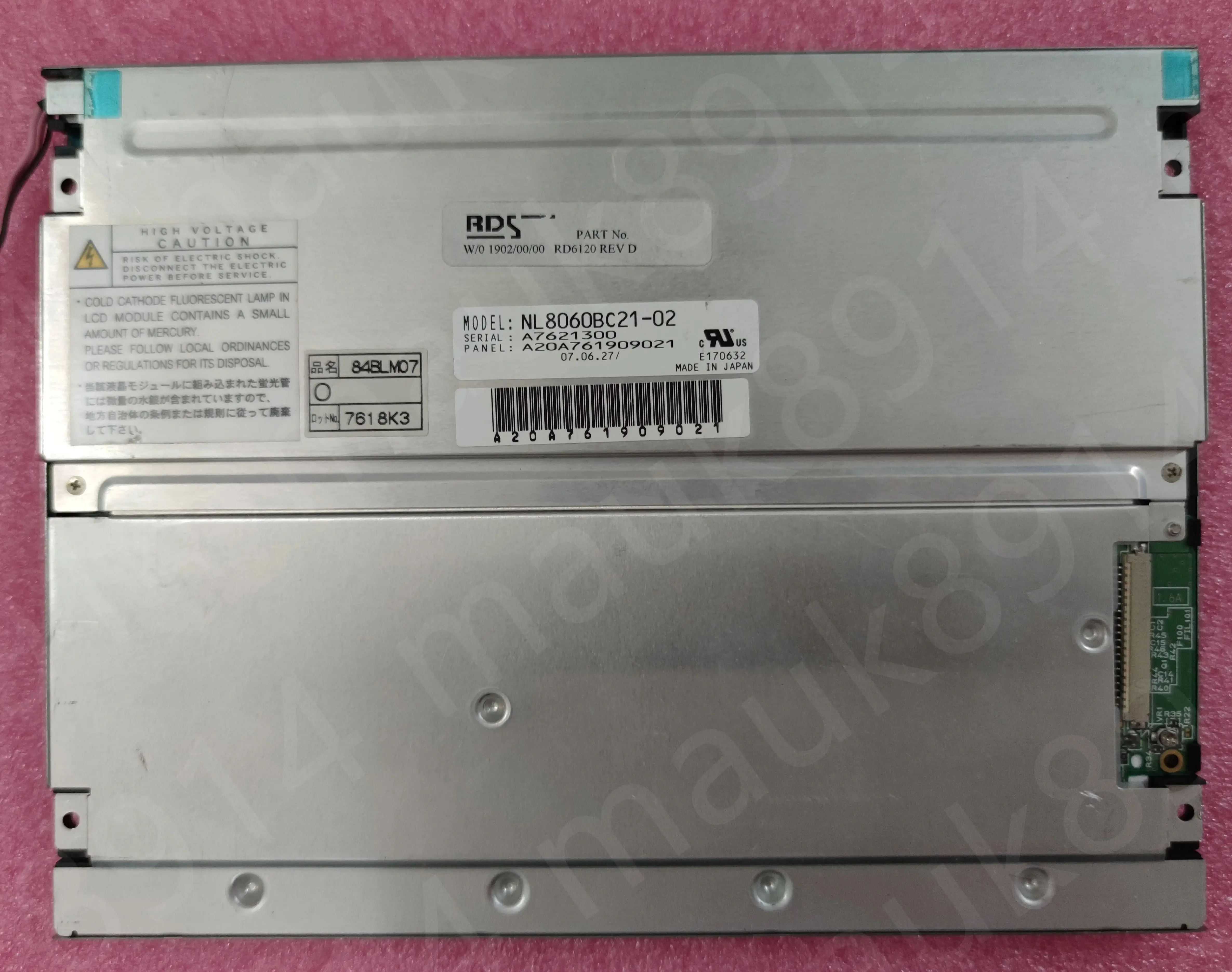 

NL8060BC21-02 NL8060BC21-03 NL8060BC21-09 LCD display screen panel 800*600，8.4-inch,fast delivery