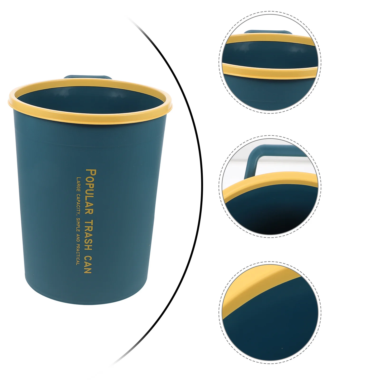 

Waste Bin Simple Container Small Bathroom Trashcans Decorative Modern Basket Home