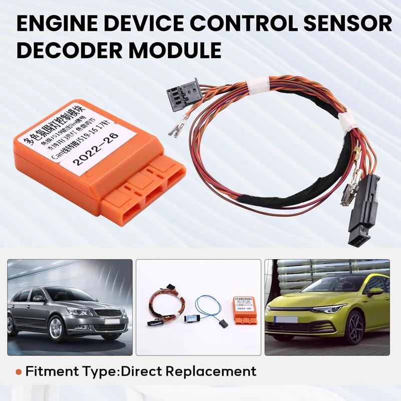 

For VW Golf Mk8 ID3 ID4 ID6 Octavia A8 Automatic Stop Start Engine System Off Device Control Sensor Decoder Module