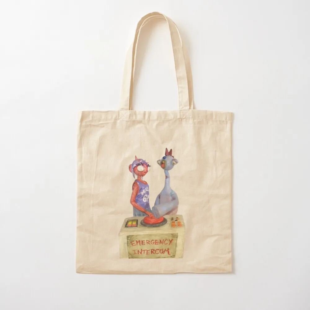 Emergency Intercom Tote Bag tote bag screen Customizable tote bag custom canvas