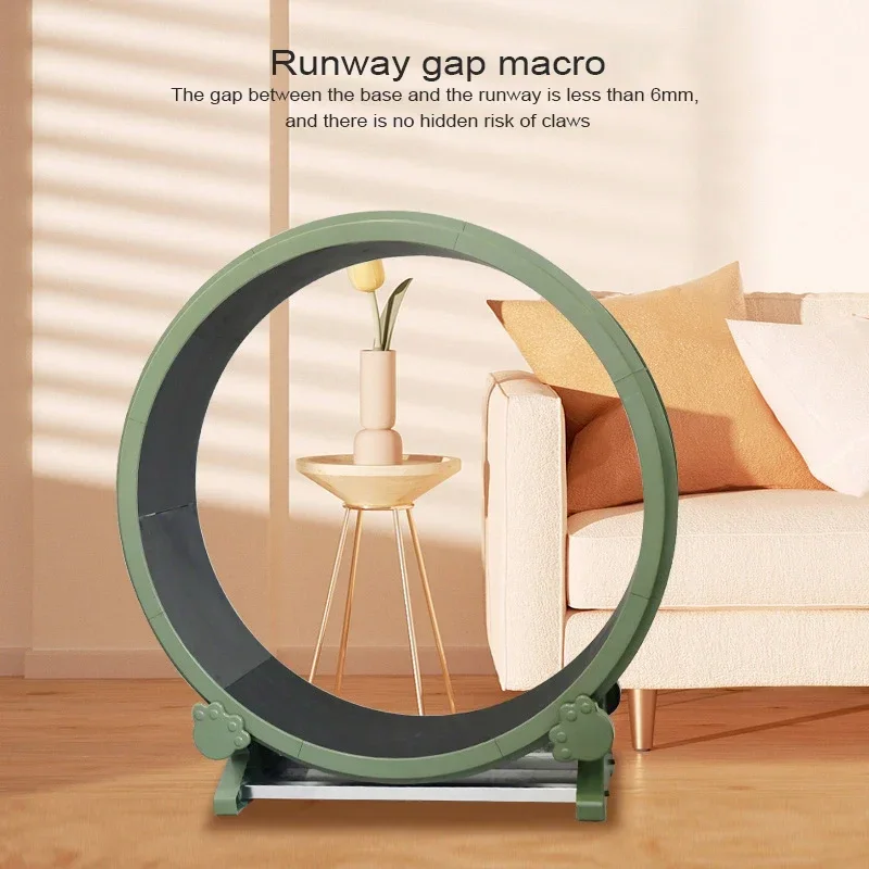 

-Wholesale ABS Plastic Pet Toys Circular Track Family Interaction Indoor Exercise Pet Treadmill For Cats Training Running Wheel