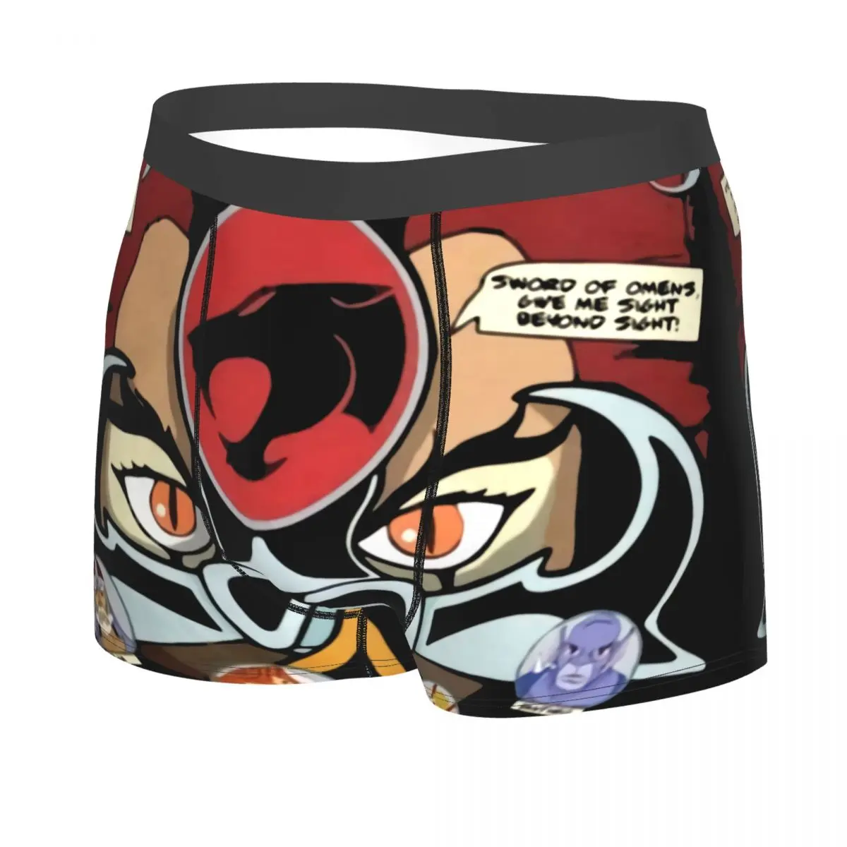 Custom Cartoon Anime Thundercats Underwear Men Stretch HiMan Cheetara Boxer Briefs Shorts Panties Soft Underpants For Male