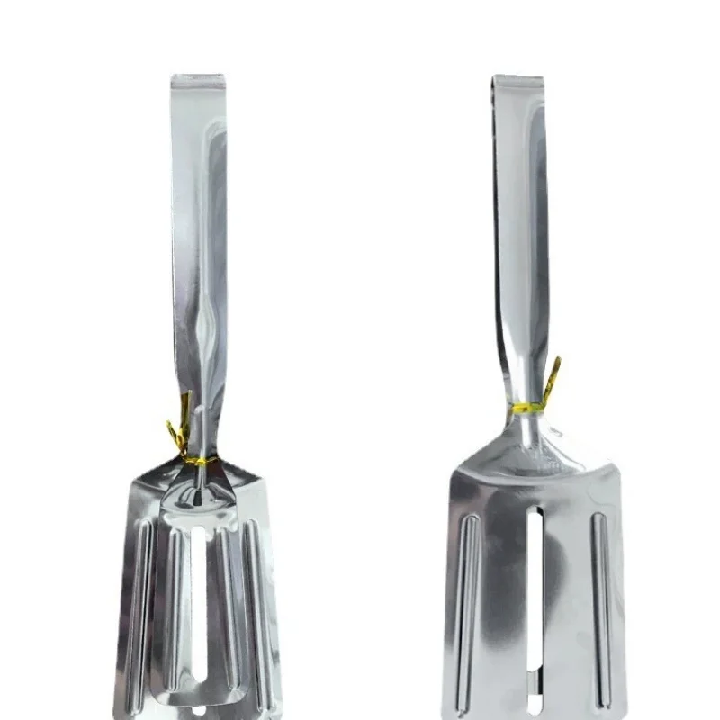 

Steel Steak Clamp Food Bread Meat Clip Tongs Tool Shovel Clamp Shovel Cooking Fried Bbq Steak Fish Kitchen