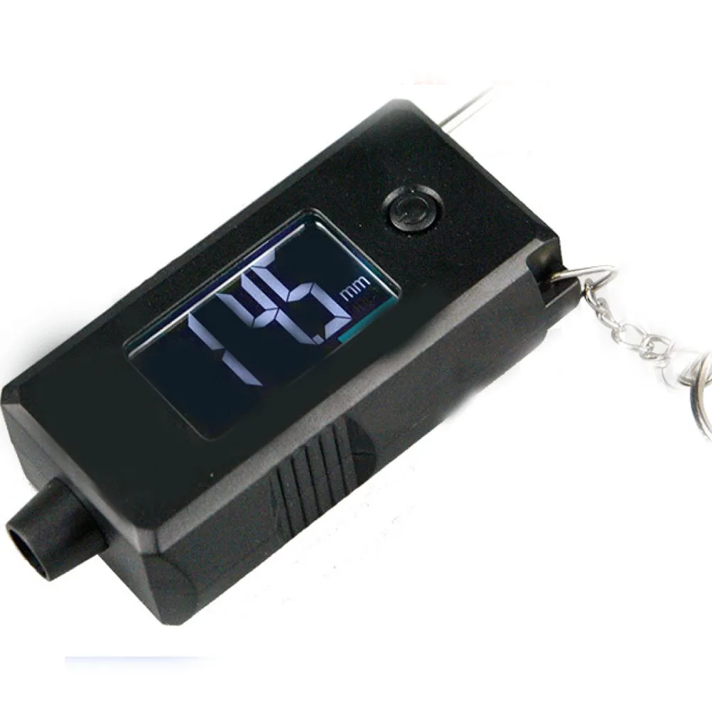 

Digital Tire Pressure Gauge for Car Truck Bike Key Ring Design Non Slip Surface Repair Tool Tire Gauge Tread Ruler