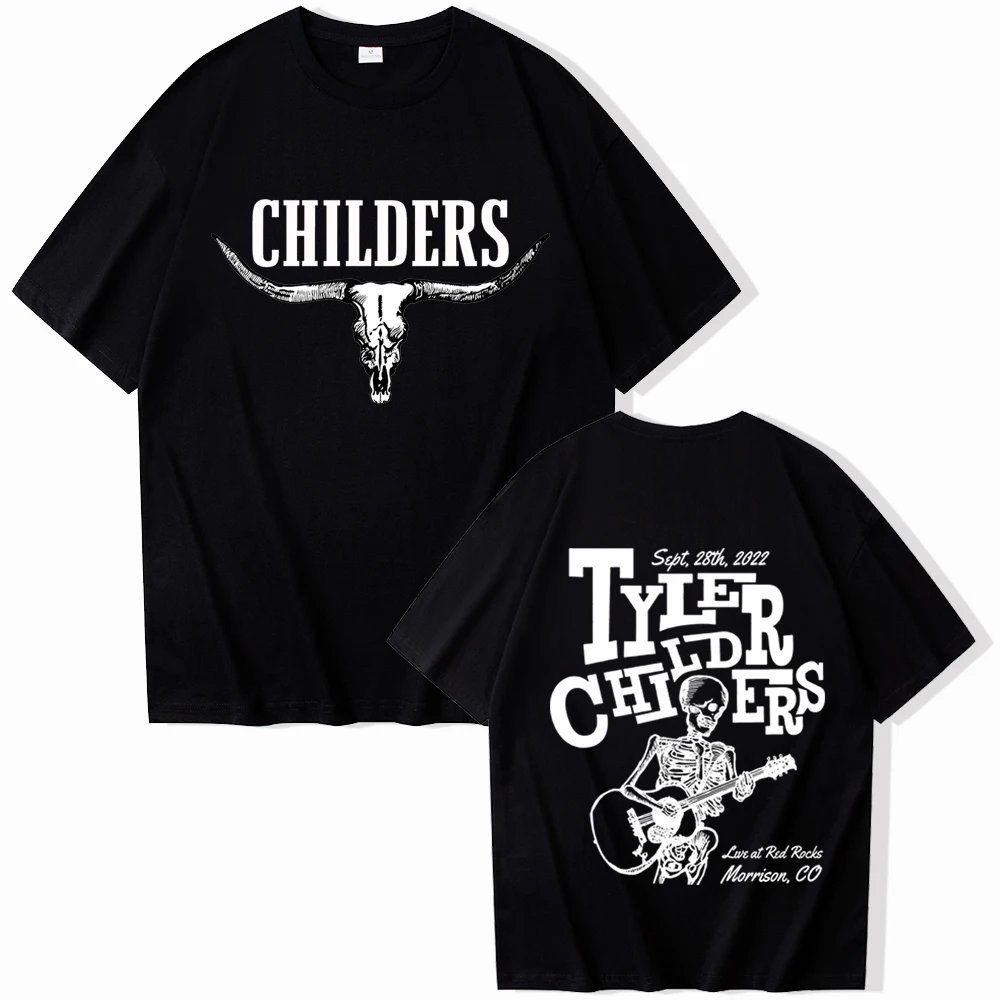 Tyler Childers T-Shirts Man Woman Harajuku O-Neck Short Sleeve Western Country Music Shirts Fans Gifts