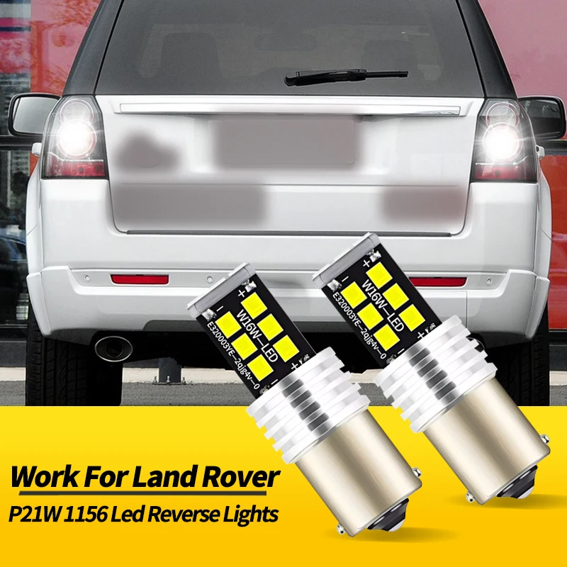 2PCS P21W BA15S 1156 LED Backup Light Blubs Canbus ​For Land Rover LR2 2008-2015 LR3 2005-2009 LR4 2010-2016 Range Rover Sport