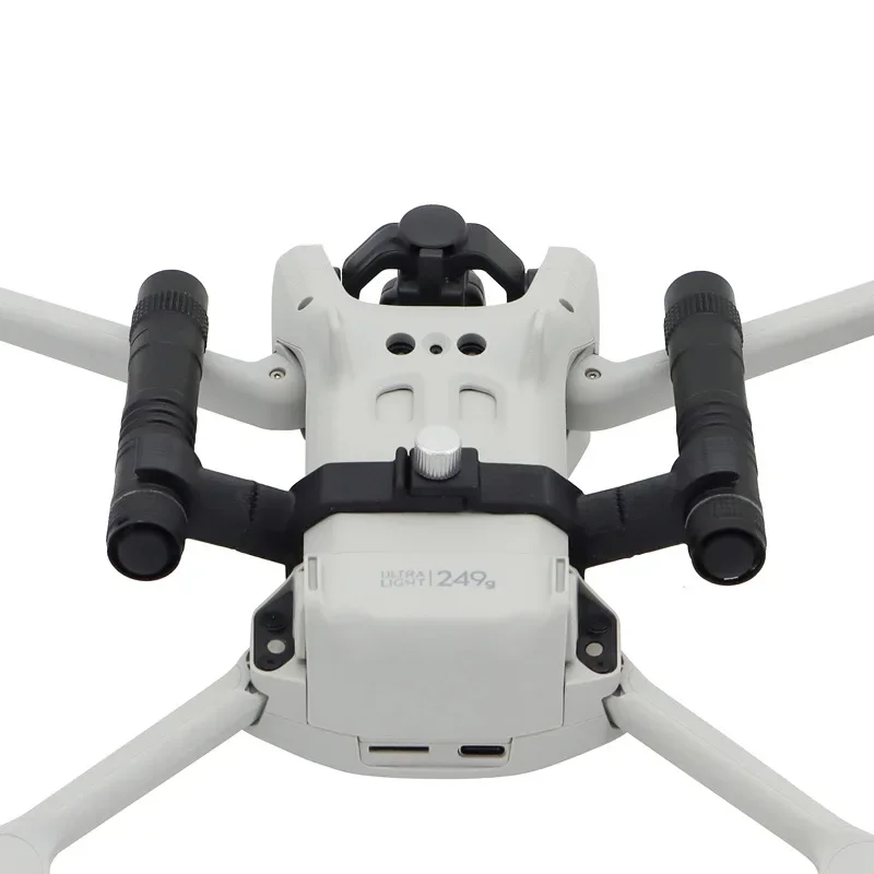 الطائرة بدون طيار ليلة ضوء الكشاف LED فلاش الهبوط مصباح يدوي توسيع قوس ل DJI Mini 4Pro/Mini 3Pro الملحقات