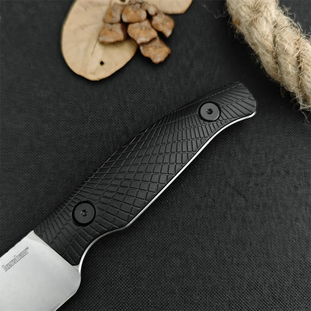 Fixed Blade Knife KS 1083 D2 Blade Nylon Fiber Handle High Quality Knife Outdoor EDC Survival Camping Hiking Hunting Tool