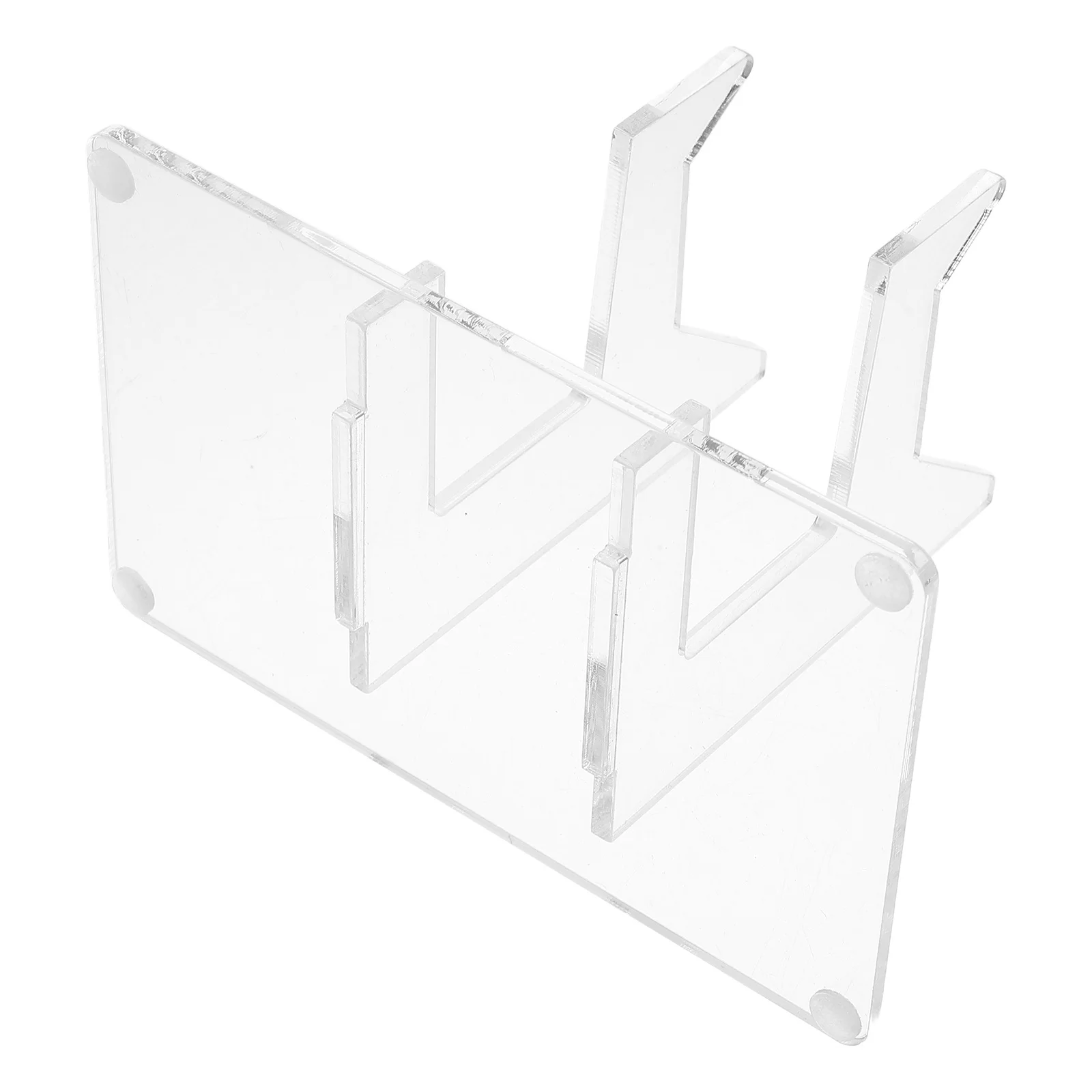 

Clear Game Controller Storage Stand Acrylic Holder for Desk Cabinet Glass Surface Universal Organizer Display Mount