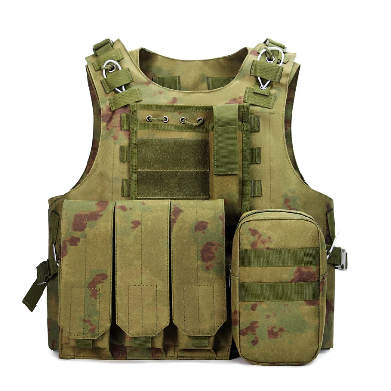 Tactical Vest Mens Field Battle Airsoft Molle Waistcoat Combat Assault Plate Carrier Vests Military CS Hunting Clothes