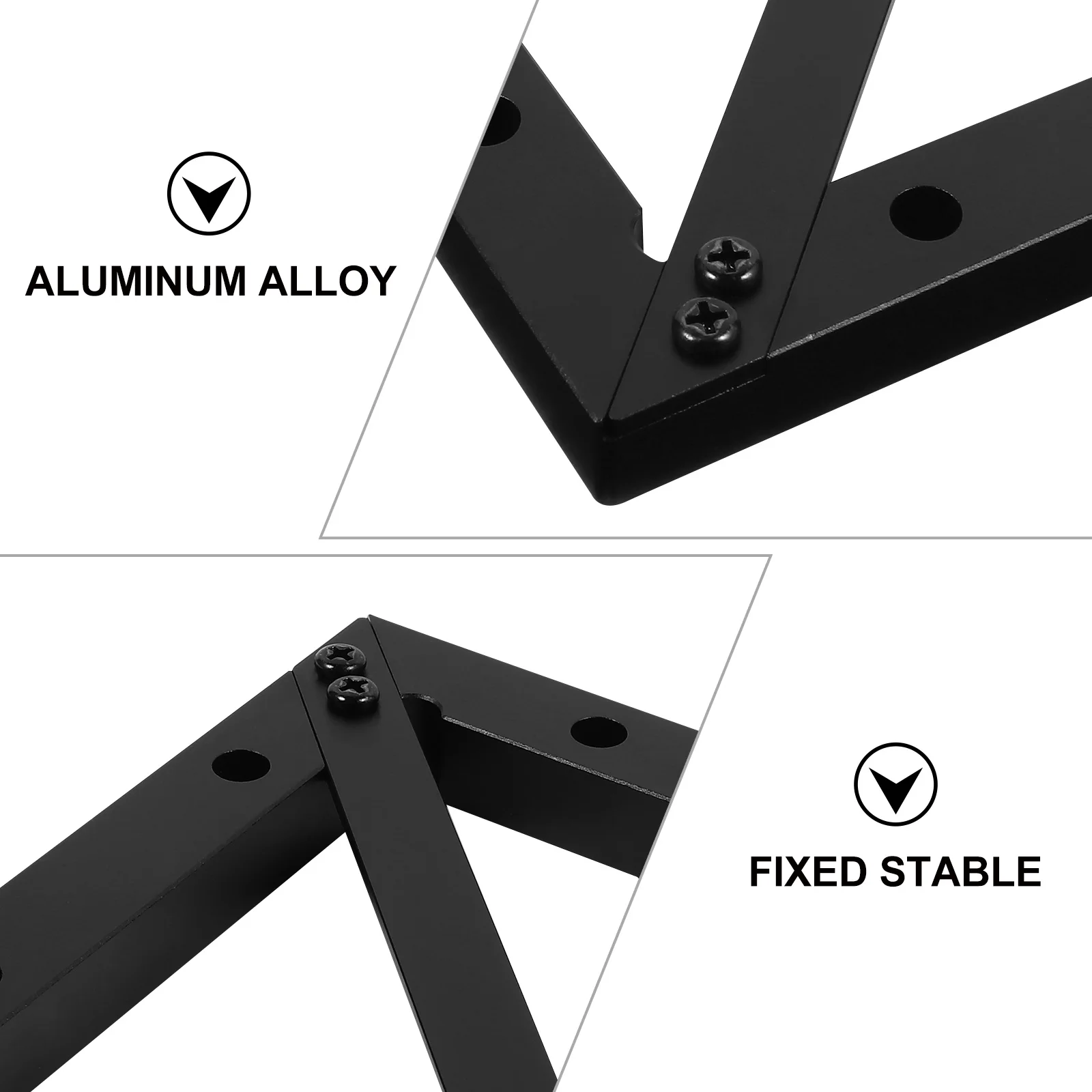 مركز مكتشف خط قياس مركز الخطاط 45 90 درجة الزاوية اليمنى خط قياس سبائك الألومنيوم النجارة المشابك الزاوية لقط #6