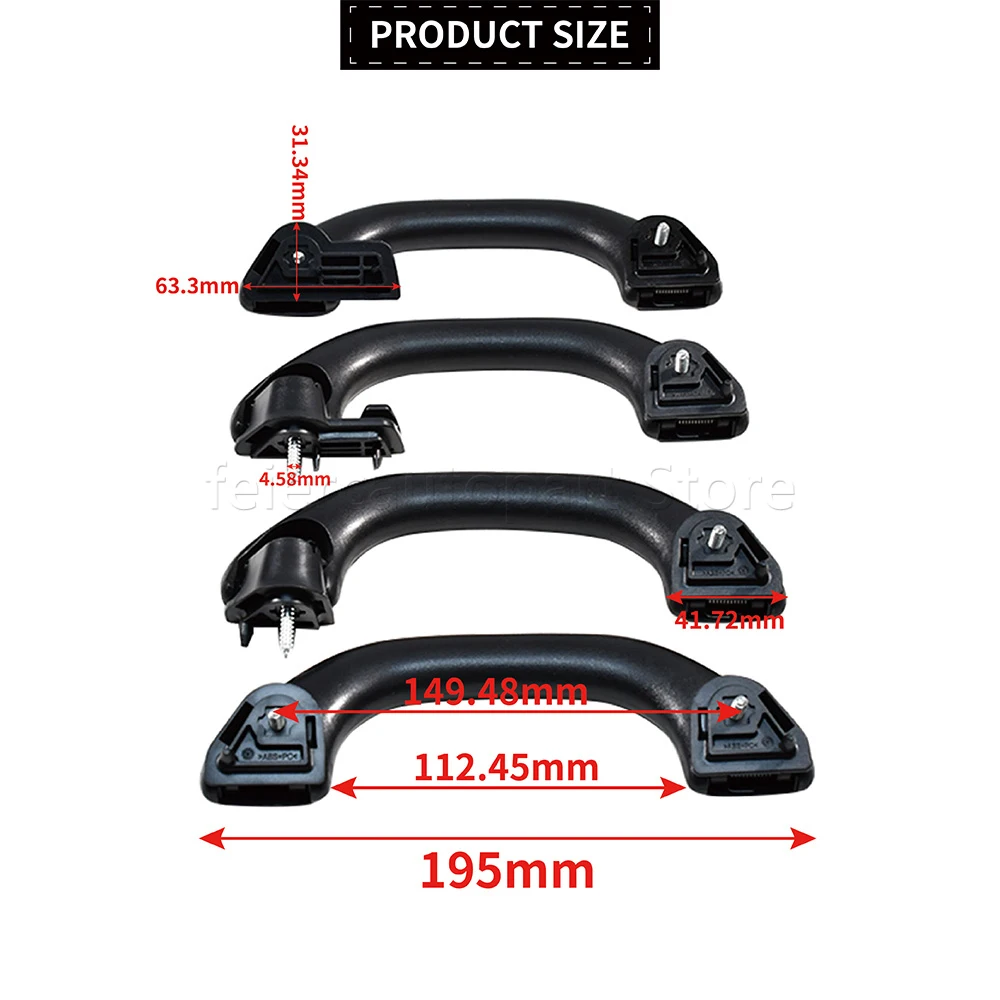 OEM 6N0857607T 6N0857607G Black Interior Roof Ceiling Grab Pull Handle For VW Golf 4 GTI R32 Polo 9N Jetta MK4 Bora A4 view 6