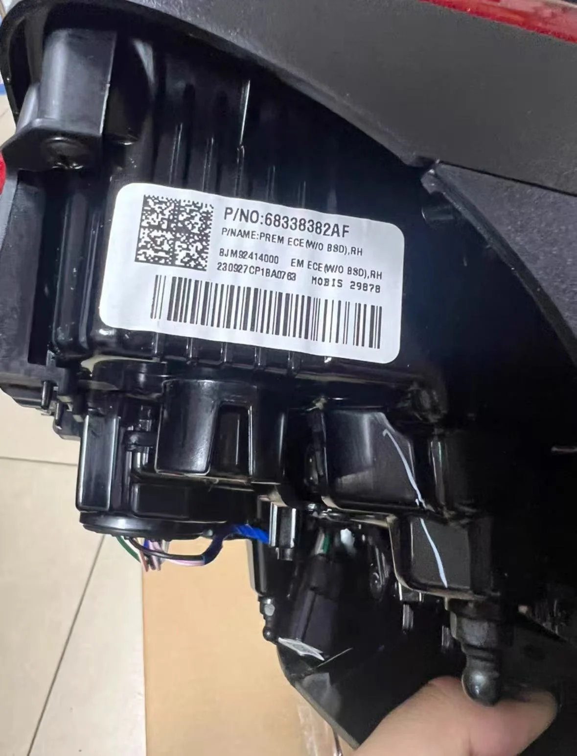 Tlf 68338387ag 68338387ah 68338387ae 68338387af lanterna traseira luz traseira lâmpada traseira para gladiador