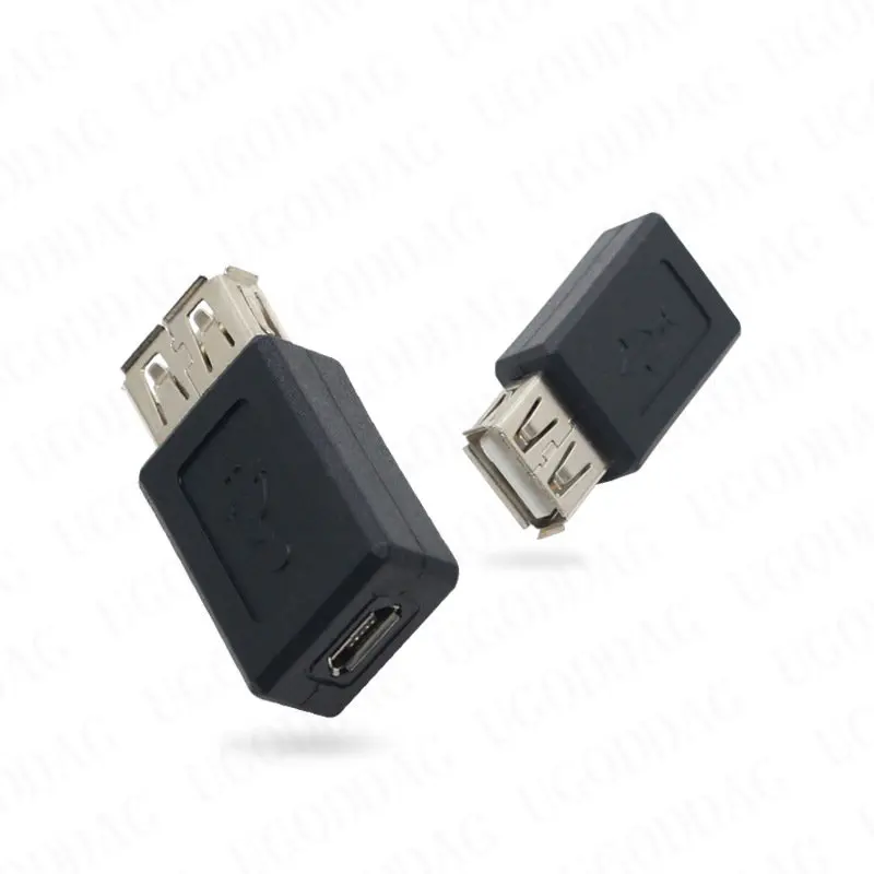 USB Male to Micro USB Female  Adapter Connector USB Female Device Change into Micro USB2.0 Female One Piece