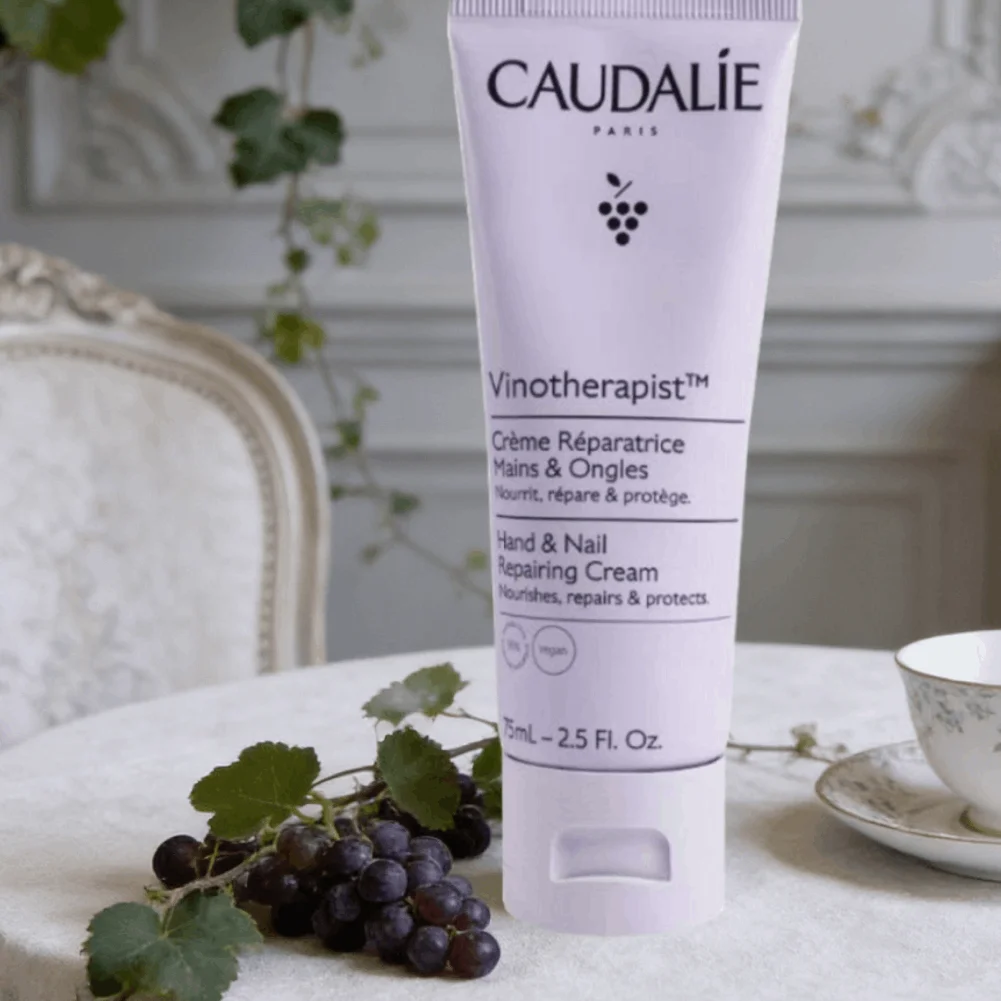 Caudalie Grape Seed Hand Cream Deep Nourishing Anti Dry Crack Specially Added Nail Care Ingredients for Various Skin Types