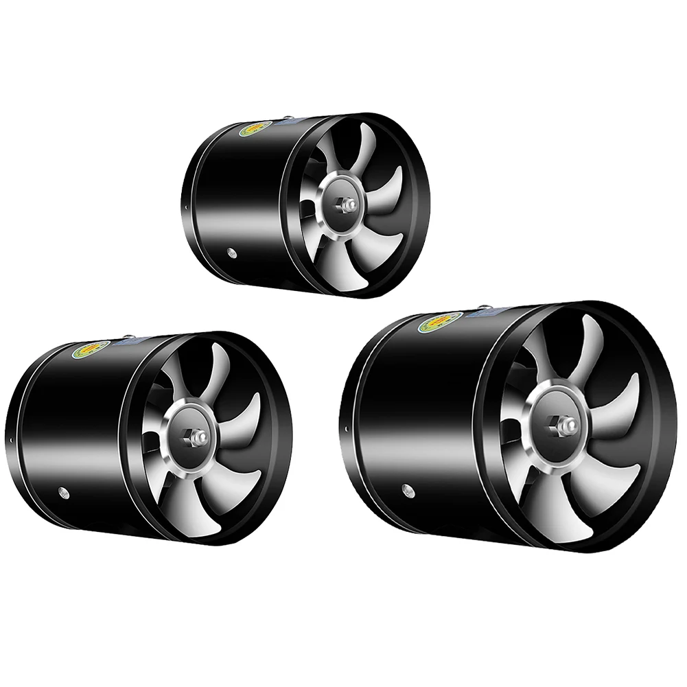 4 6 8 Inch Pipe Exhaust Fan 2800RPM Duct Fan Metal Toilet Wall Fan Low Noise Kitchen Air Ventilator for Kitchen Washroom Canteen
