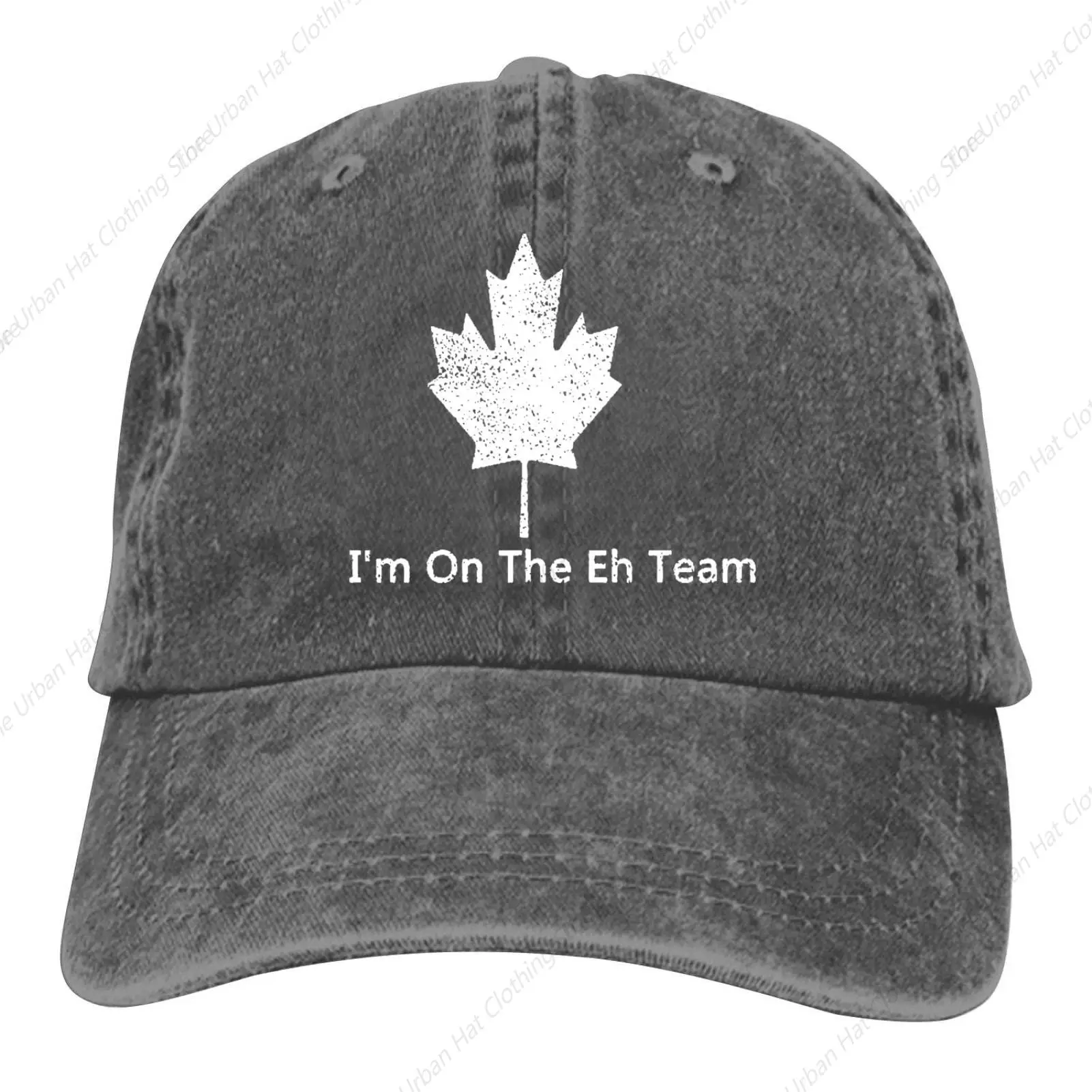 

I'm On The Canada Baseball Cap Vintage Adjustable Washed Hats Twill Plain Cowboy Caps Denim Dad Hat for Men Women