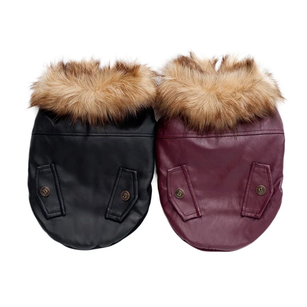 

Dog Winter Coat Stylish Collar Clothes for Small Dogs Comfortable Durable Easy to Put on Size Xl Great for Walking