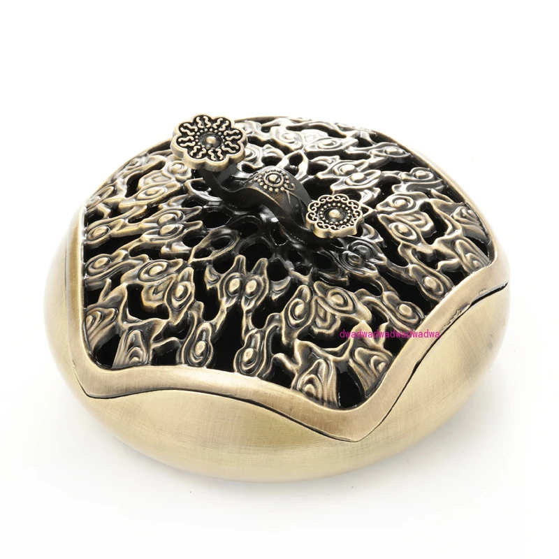 

Retro Ruyi Plate Incense Burner Household Indoor Aromatherapy Burner Sandalwood Tea Ceremony Moxa Ornament