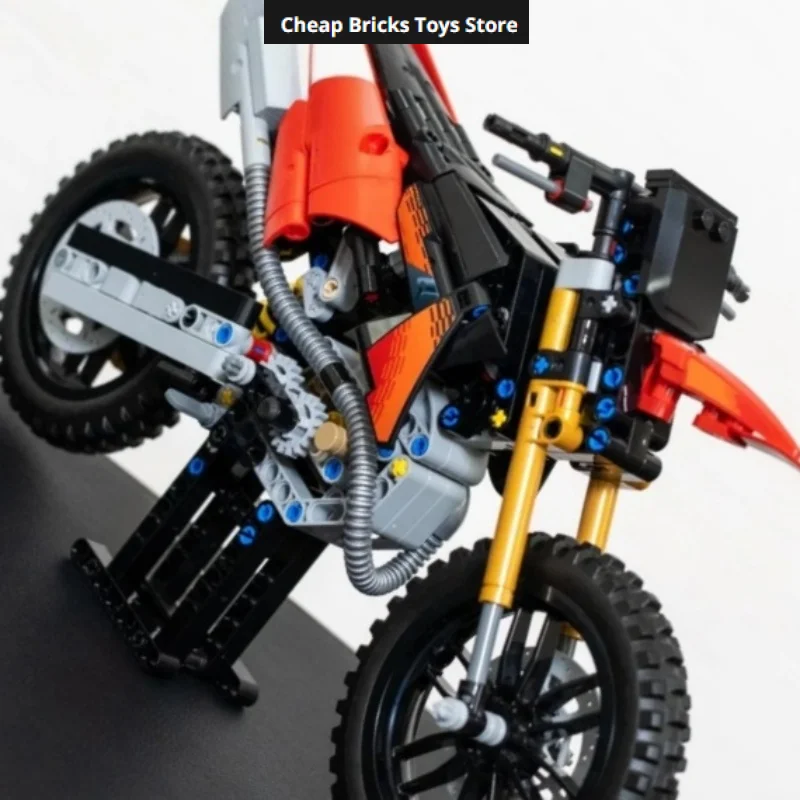 Moc Off Road Motocross Dirt Bike 457pcs Christmas Gifts for Adults Toys Bricks Building Blocks Technical Racing Motorcycle Model