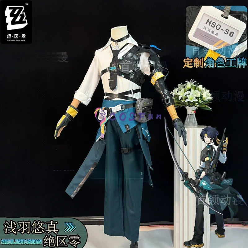 

Zenless Zone Zero Asaba Harumasa Cosplay Costume Accessories Prop Uniform Anime Game For Women Anime Role Play Outfit