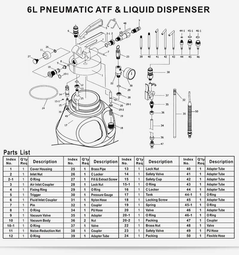 6L Car Gearbox Oiler ATF Changer Liquid Bleeder Pneumatic Pump Replacement Automatic Transmission Fluid Pump