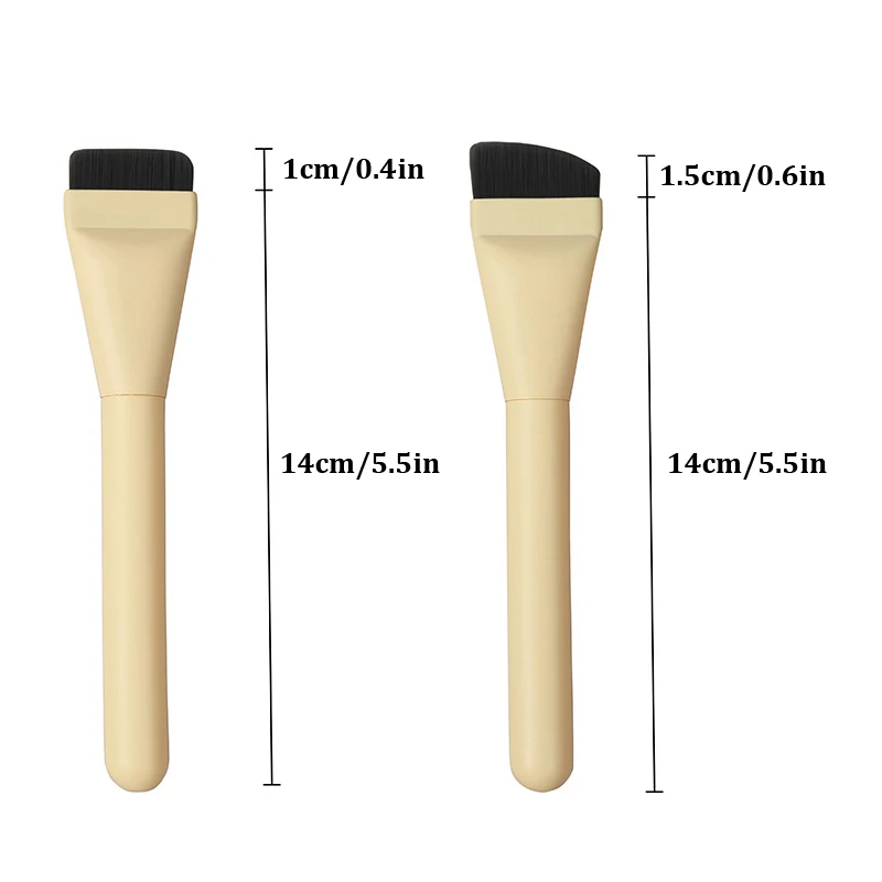 Super Thin Flat Foundation Makeup Brush Soft Synthetic Bristles Makeup Brushes Face Contour Brush Makeup Tool