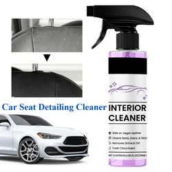 Car Seat Detailing Cleaner for Carpet Upholstery Prevent Cracking Refurbishment Cleaning Agent 120ml Multipurpose Car Care Spray