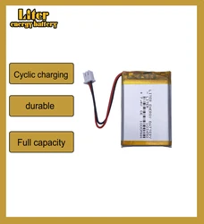 XH2.54-2P connector 7.4V 1000mAh 103450 Polymer Li-ion battery for SATLINK TV Digital Satellite Finder Meter WS-6933,WS-6923