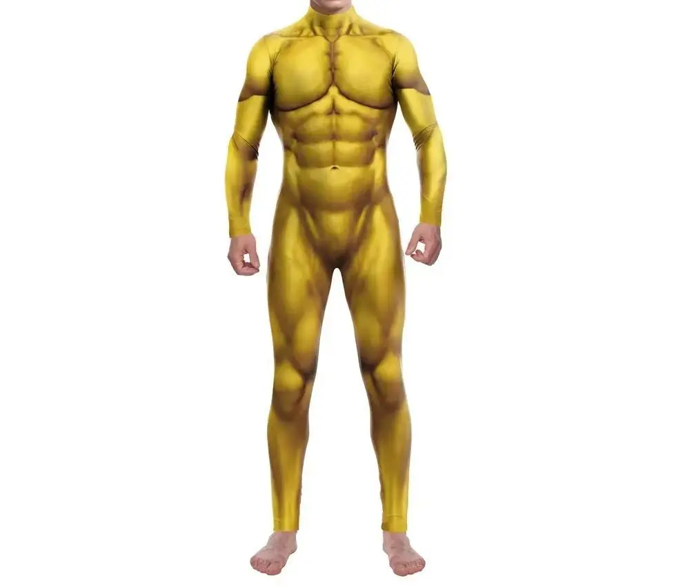 Halloween Mode Punk Roboter Bodysuit Damen Digitaldruck Zentai Sexy Feiertagsparty Jumpsuit Rollenspiel Rave Outfit Catsuit – Detail 14