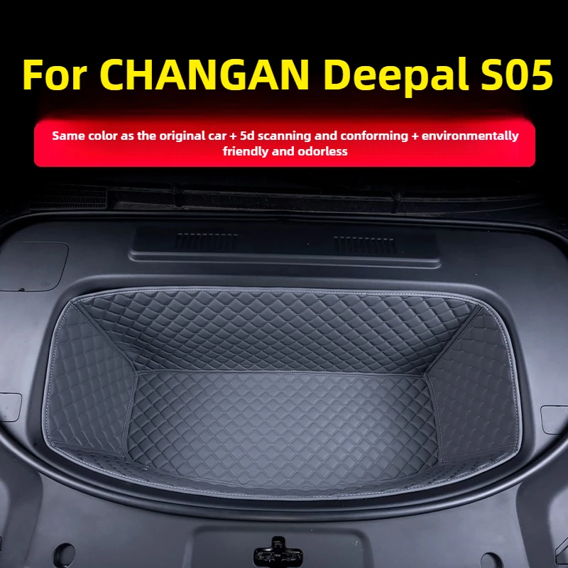 

For CHANGAN Deepal S05 Accessories 2026 Frunk Mat Premium Leather Anti-Scratch Non-Slip Protector Wear-Resistant Waterproof