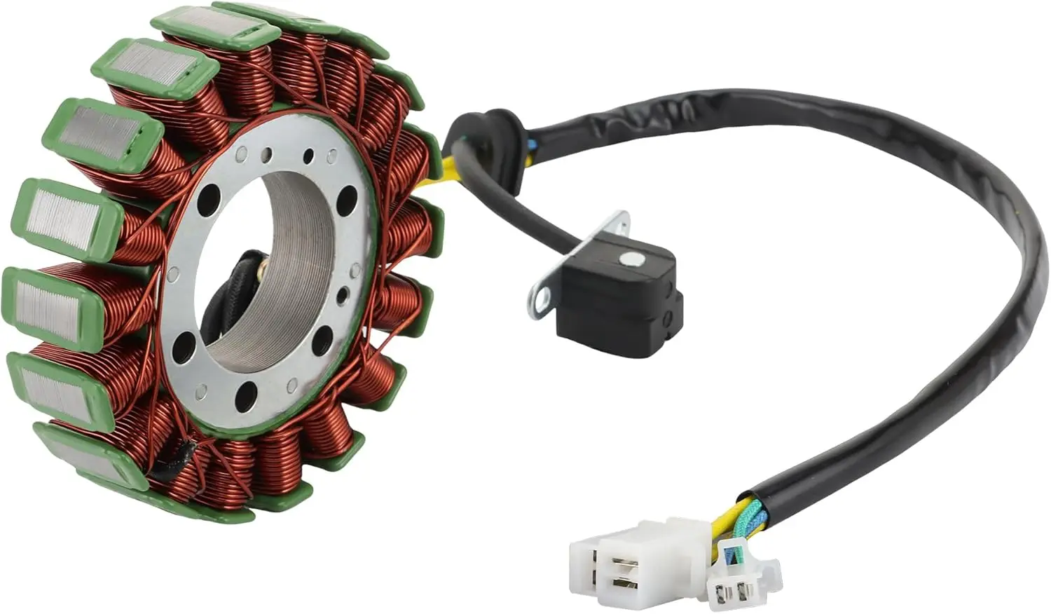Estator magnético de 18 bobinas, estator de Motor eléctrico resistente a la corrosión CN250 Elite CH250 CF250cc, Motor de Scooter ATV refrigerado por agua