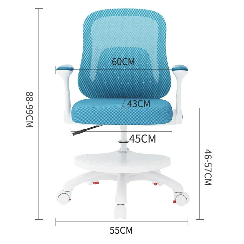 Sedie per bambini sedia da studio mangiare sgabello per bambini sedili di sicurezza per ragazze mobili per bambini scuola Design ausiliario Design Growing Room