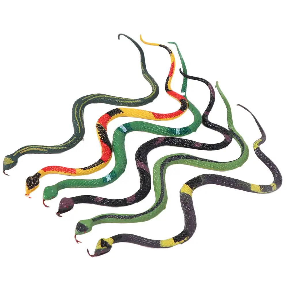 Animal sauvage Python cascadeur modèle Figurines artificielles Simulation réaliste serpent modèle ramper réaliste serpent figurine d'action