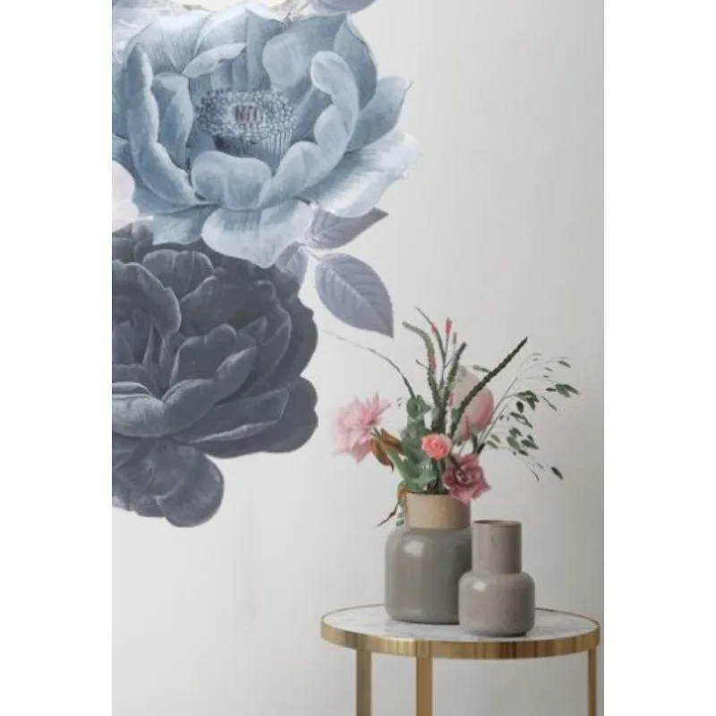 watercolor rich flower living room sofa wardrobe background bedroom bedside self-adhesive refrigerator sticker