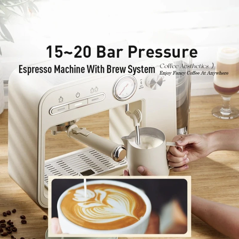 Electric Stainless Steel Coffee Maker Express Automatic Espresso Coffee Machine for a Shop