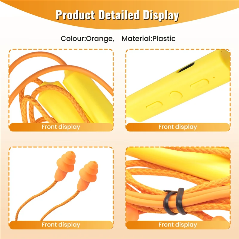 【RECOMENDAR】20X Ear Plugs Bluetooth Earphone For Work, Noise Suppression, Hearing Protection,Construction Sites, Noisy Places Or