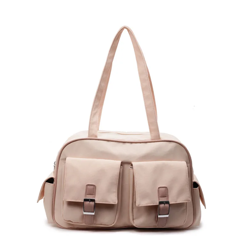 

Women's Large-Capacity Nylon Tote Bag - Lightweight Design, Multi-Pocket for Underarm Shoulder Handheld Carry Casual Daily