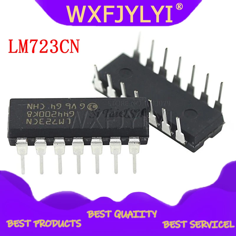 10PCS UC723L = LM723CN   LM723   MC1723CP           Waterproof shell