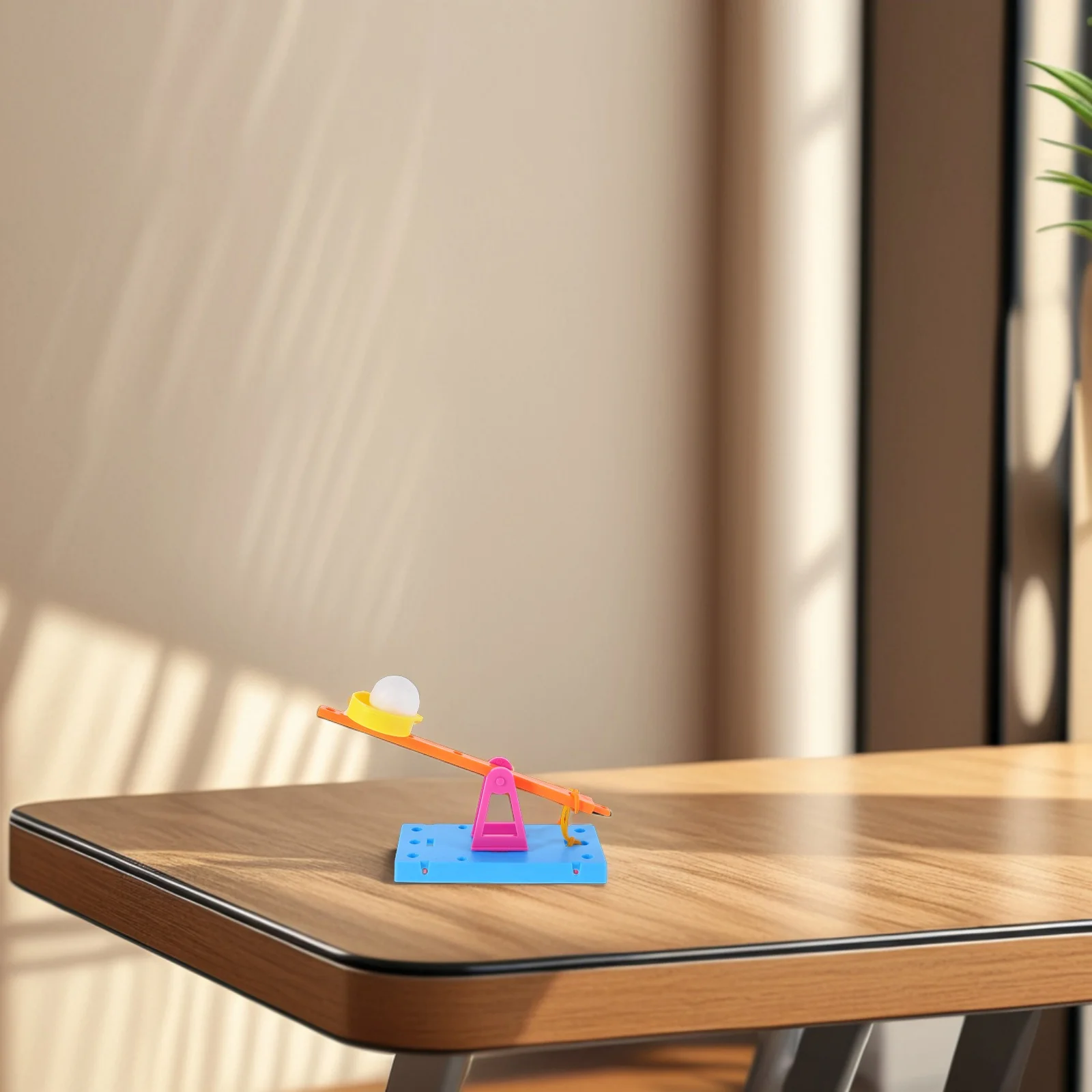 1 Satz 1 Satz wissenschaftliches Experimentierset für Kinder, Stielbau, DIY-Katapult, technische Erfindung, Handwerk, Schreibtisch, Physik-Spiel