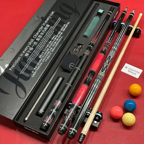 ビリヤードキュー-cue ケース利運 ビリヤードキュー 2ピース 木ネジ