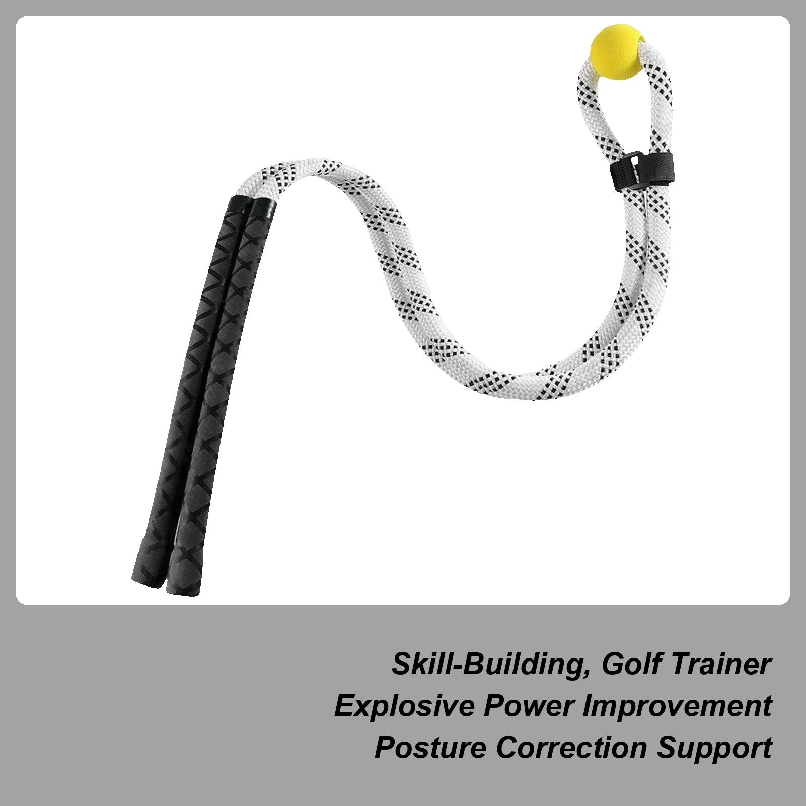 

Golf Swing Rope Training Aid Golf Corrector Exercise Assistance With Ball Golfer Practice Fitness Assistance For Women Men