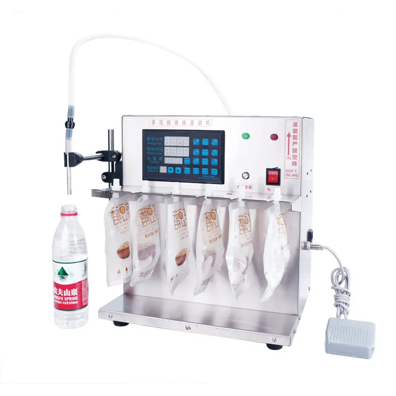 Máquina de envasado cuantitativo de líquidos para medicina china en bolsas stand-up, para sopa de ternera y sopa de fideos de arroz
