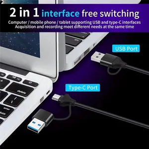 MZX-Video Capture, USB 3.0, A, Loại C, HDMI, Capture 4K, Grabber HD, Capture Get, Recording Streaming Record 10 Tấm chụp mới bán hàng chính - №9