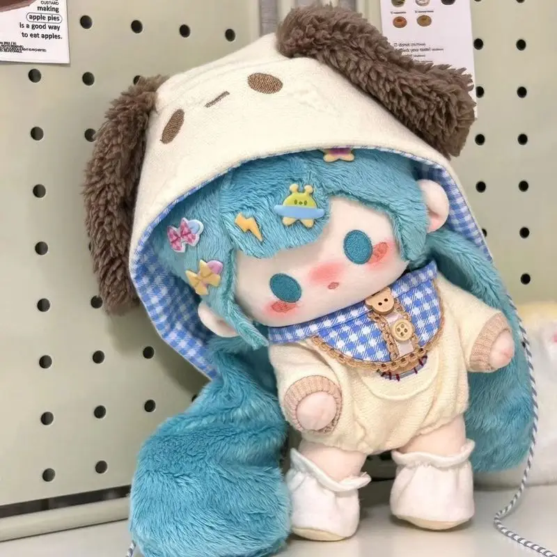 Одежда и кукла Miku Doudou Cong, 20 см, хлопковая кукла, которую можно заменить в плюшевую куклу, милая кукла с высоким внешним видом, милый подарок