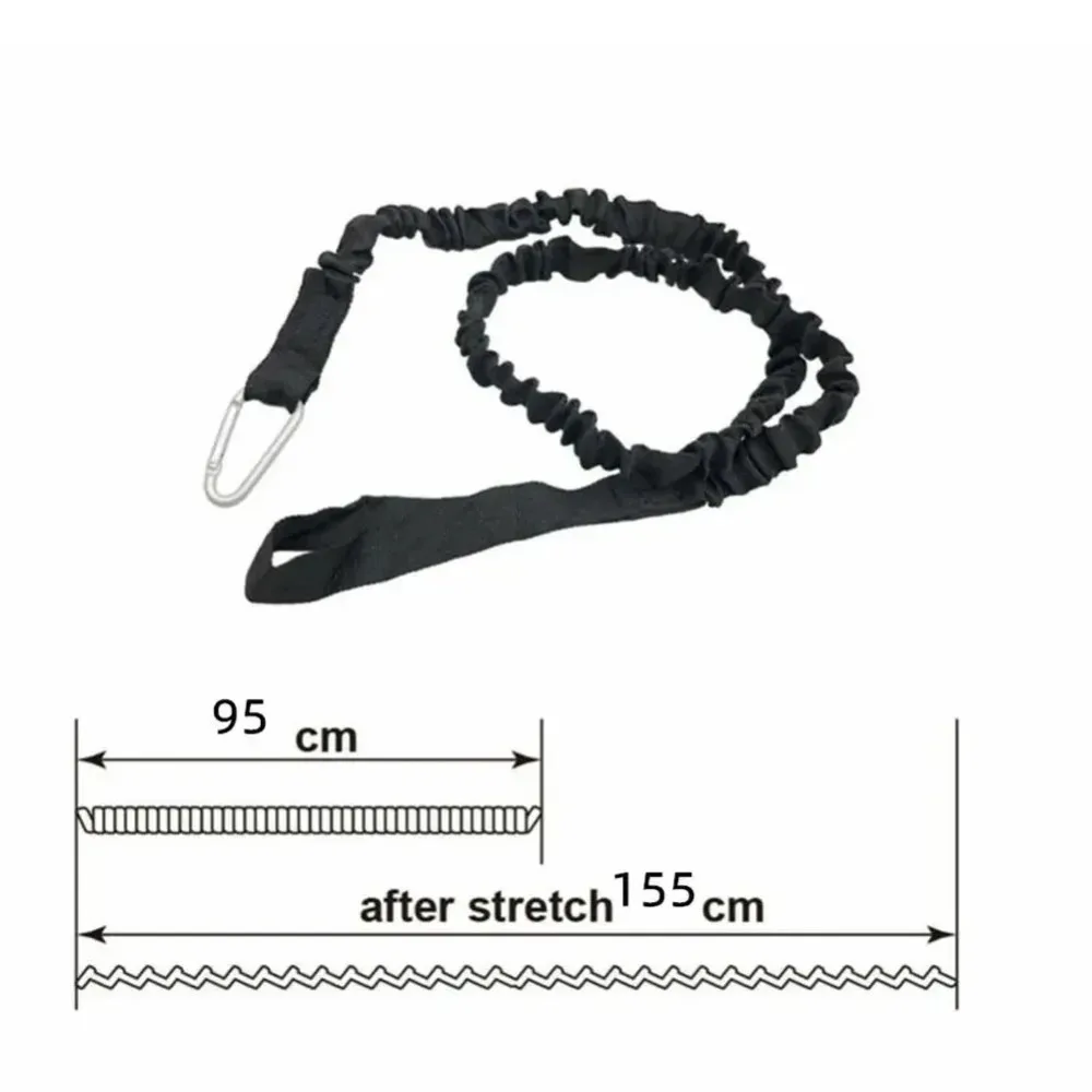 95cm Paddles Anti Loss Ropes Retractable Winding Hanging Ropes Kayak Accessories Kayak Towing Ropes Boat Slurry Hanging Ropes
