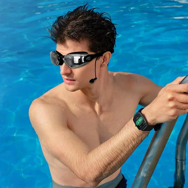 Schwimm brille Profession elle Schwimm brille Anti-Fog Anti-UV Keine undichte Schwimm brille Einstellbare Schwimm brille mit klarer Sicht – Detail 6