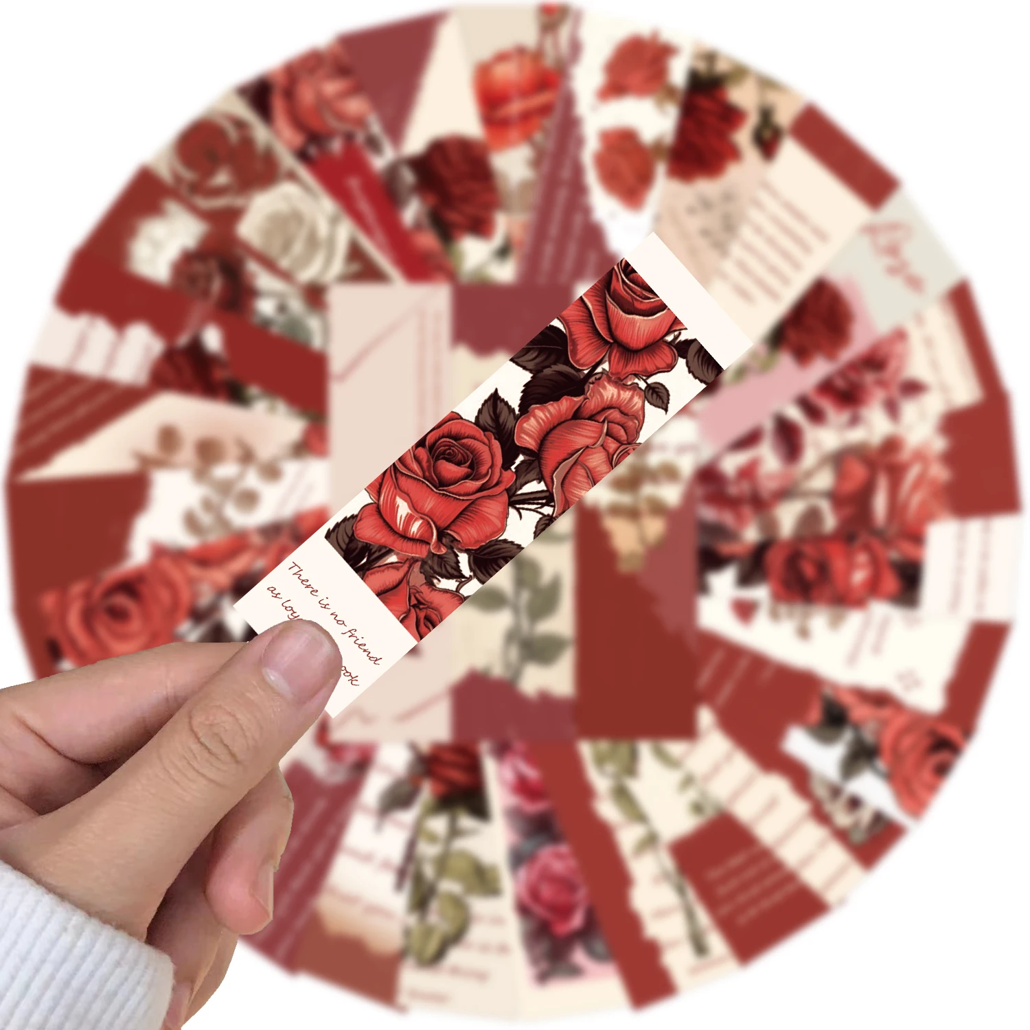 30 шт., Закладка-бабочка в виде Розы