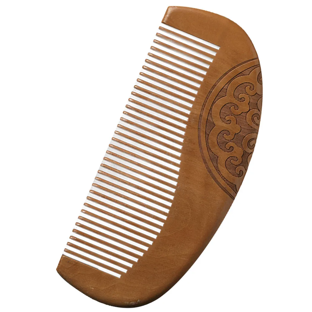 

Wood Comb Xiangyun Fine Tooth Detangling Styling Hair Scalp Massage Chinese Style Natural Material Hairbrush for Women